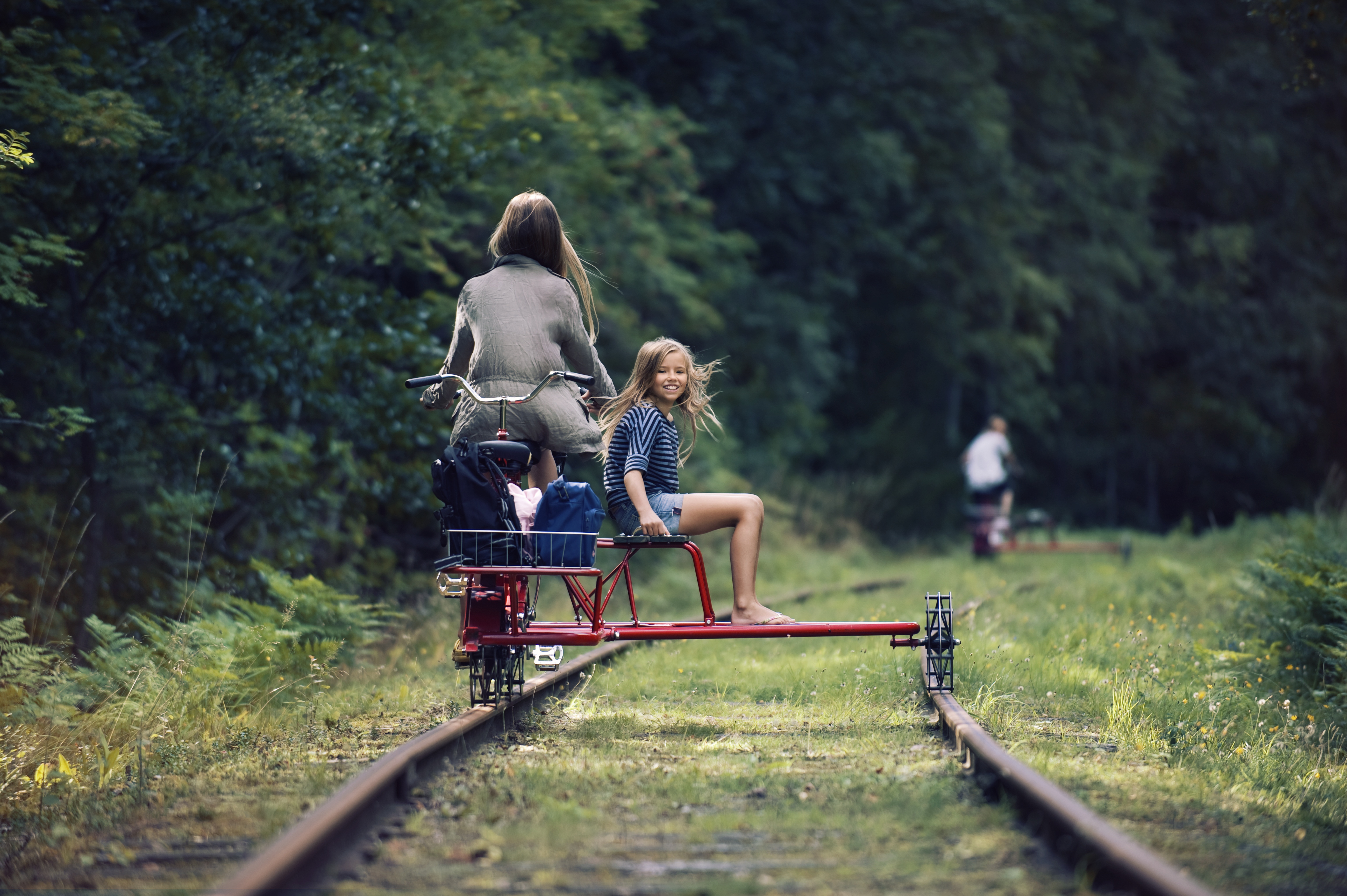 Dressin på trelänsbanan från Ängebäck Degerfors