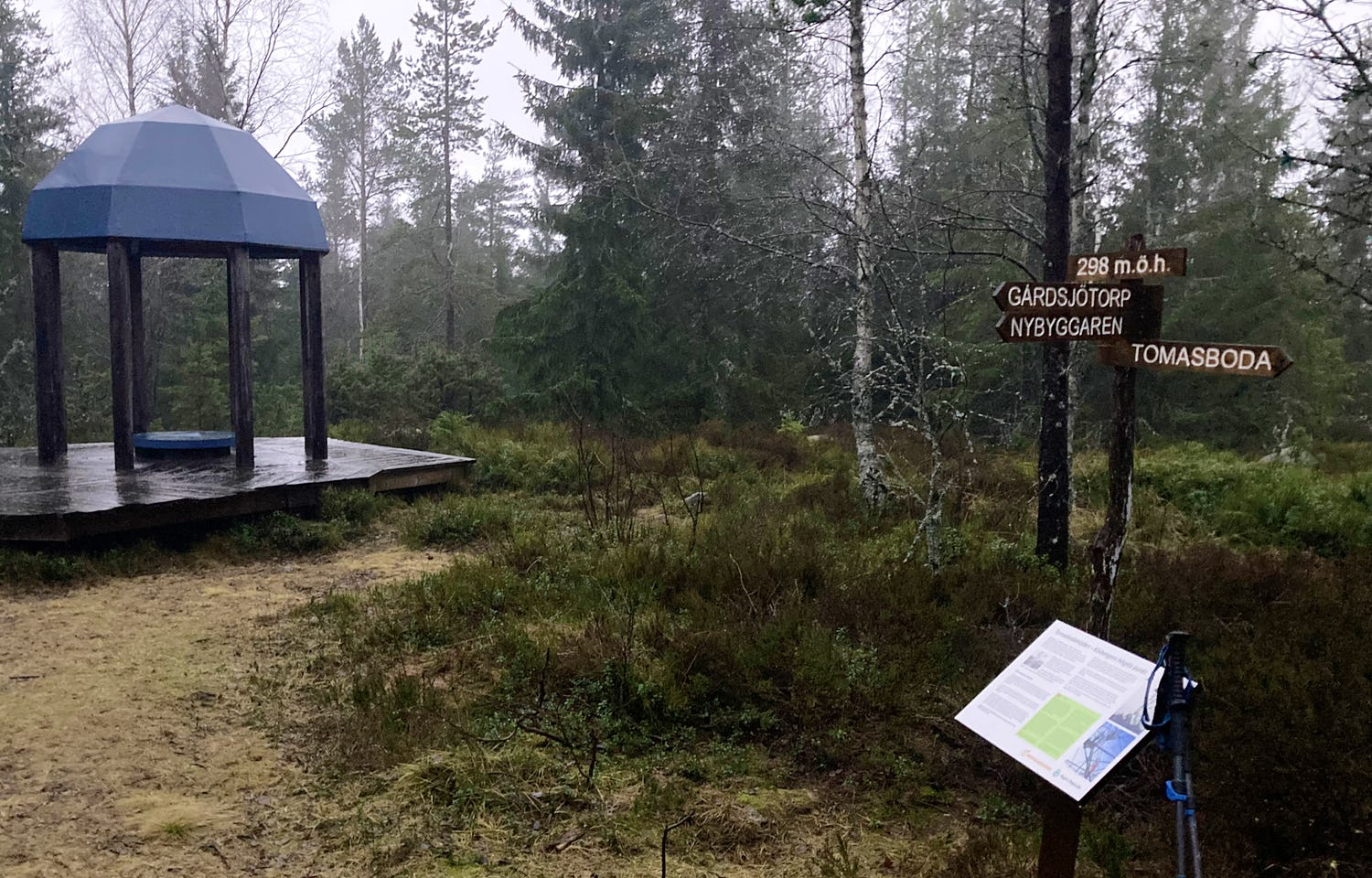 Rundslinga Gårdsjötorp - högsta punkten, Gårdsjötorp