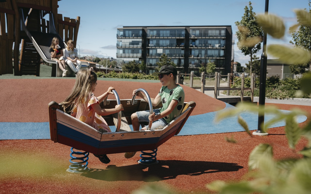 Lekplats i Hamnparken