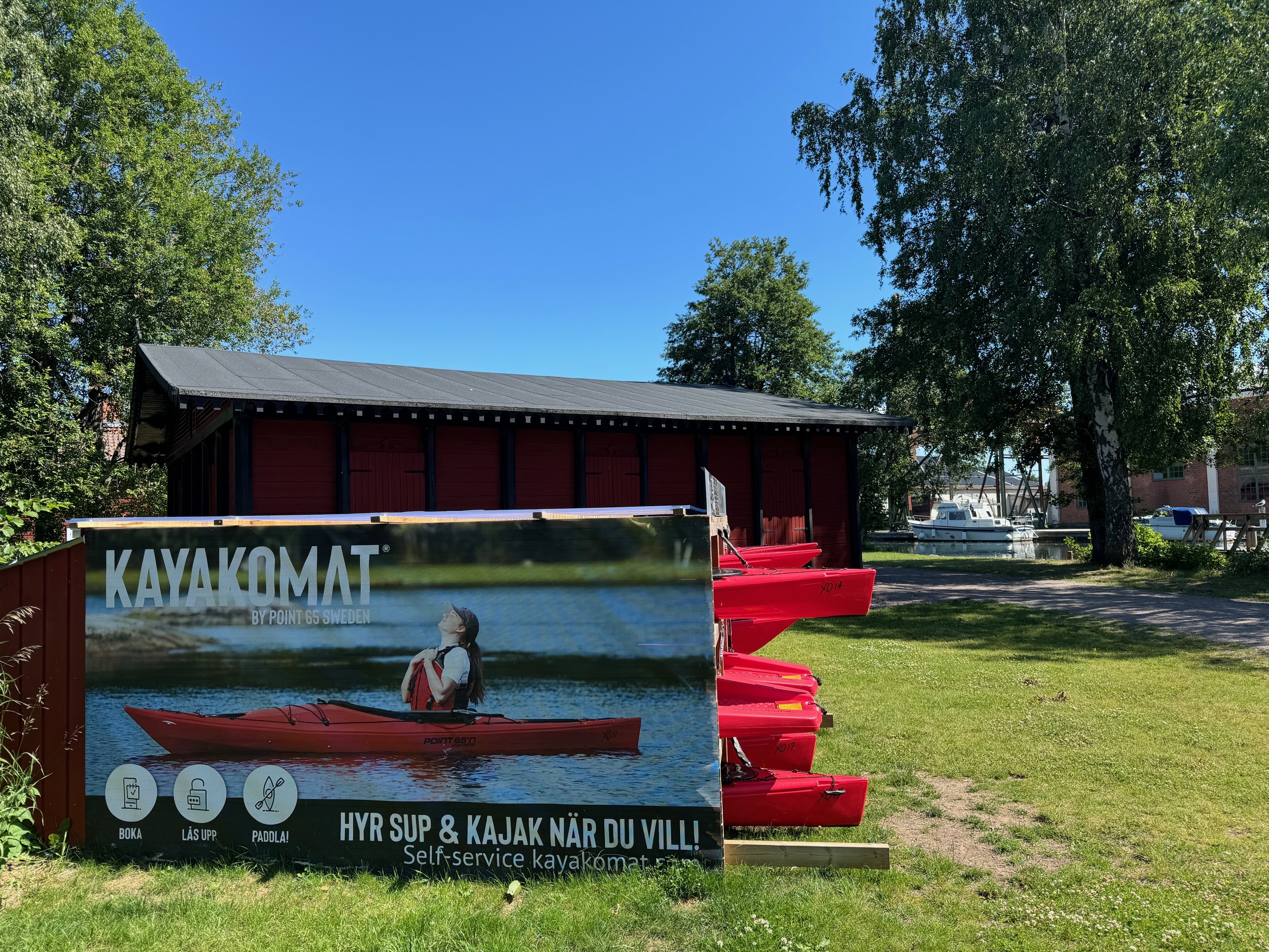 KAYAKOMAT Motala Mallboden